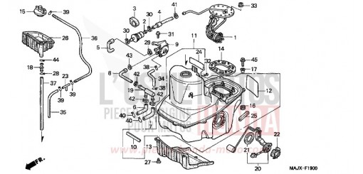 FUEL TANK ST1100X de 1999